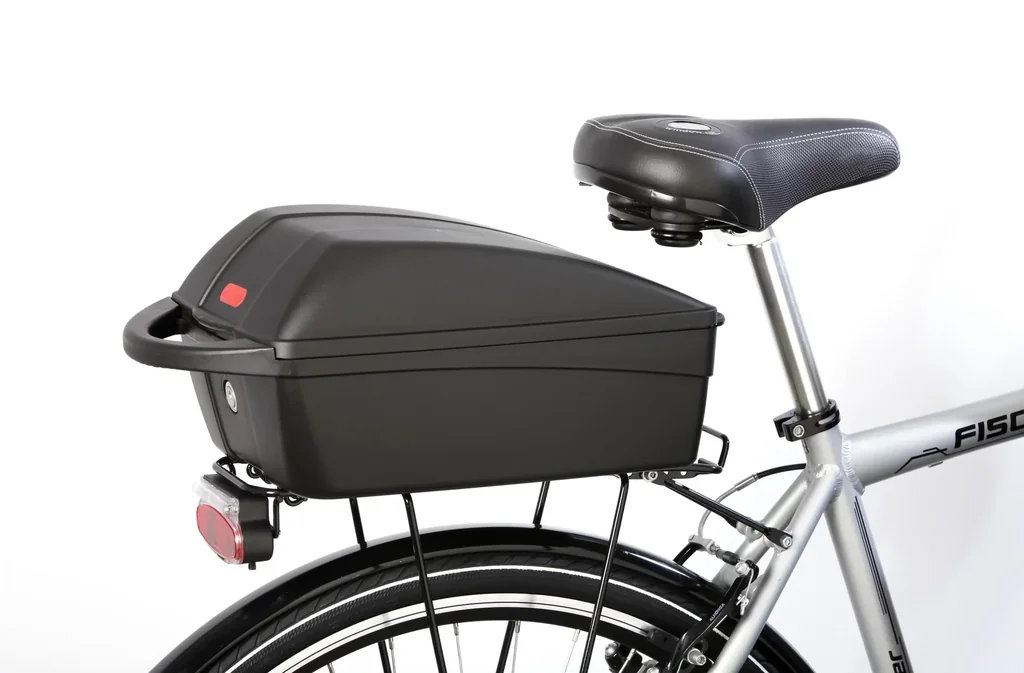 Fahrrad Gepäckbox, abschließbar, mit Reflektor
