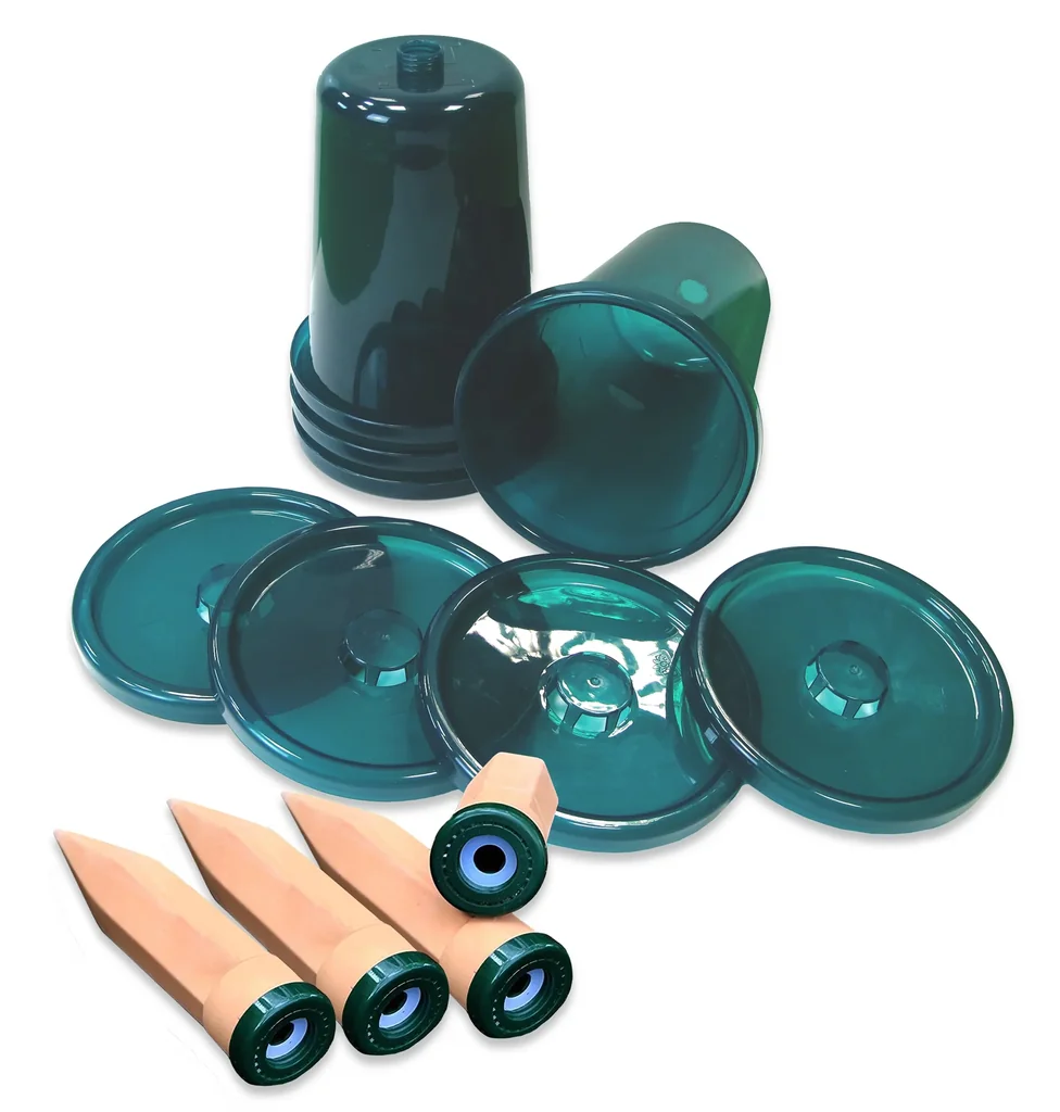 Bewässerungskegel inklusive Becher "Hydro Cup" 4er Set