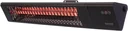 Wandheizstrahler Triangle Dark Smart Wall Black 2500 Watt