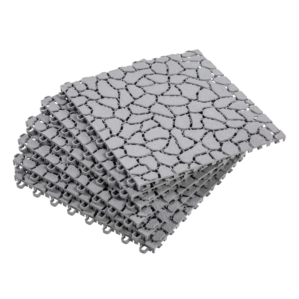 Gartenplatten, Stein-Optik, 30 x 30 cm