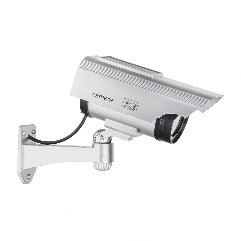 Solar Sicherheitskamera Attrappe mit LED