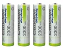 NiMH Mignon (AA) V-Akku mit 2300 mAh - 4er Set
