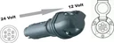 Spannungsreduzierer 24 Volt - 12 Volt / 7pol.