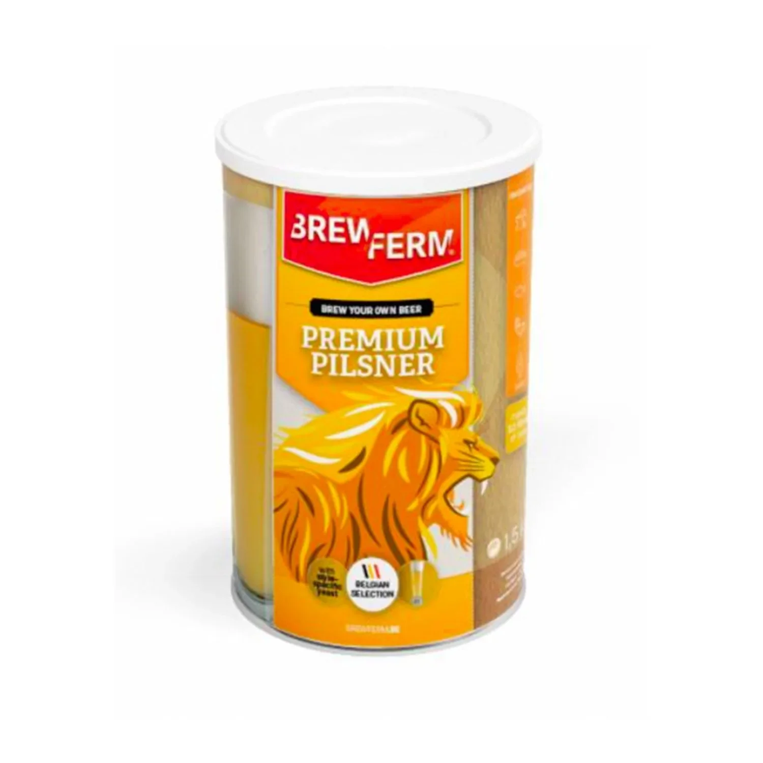 Brewferm Bierkit Premium Pilsner, 1,5kg - Alles für perfektes Pils Zuhause brauen