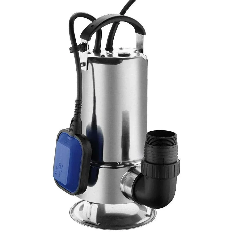 Unterwasserpumpe 750W INOX-Edelstahl / Wasserpumpe / Teichpumpe / Poolpumpe / Abwasserpumpe / 13000 Liter pro Stunde