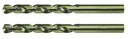 2 Cobalt Spiralbohrer 2,5 mm