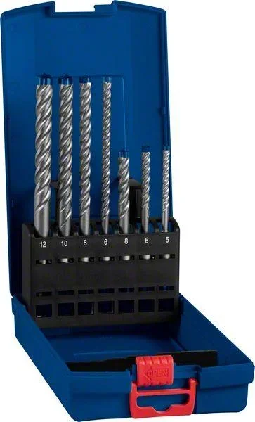 Hammerbohrer Set SDS plus-7X, 7-teiliges Set EXPERT