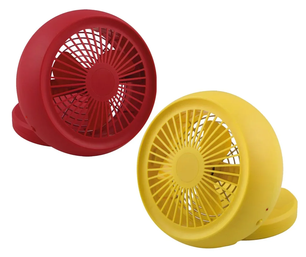 Dinky Tischventilator mit USB - gelb