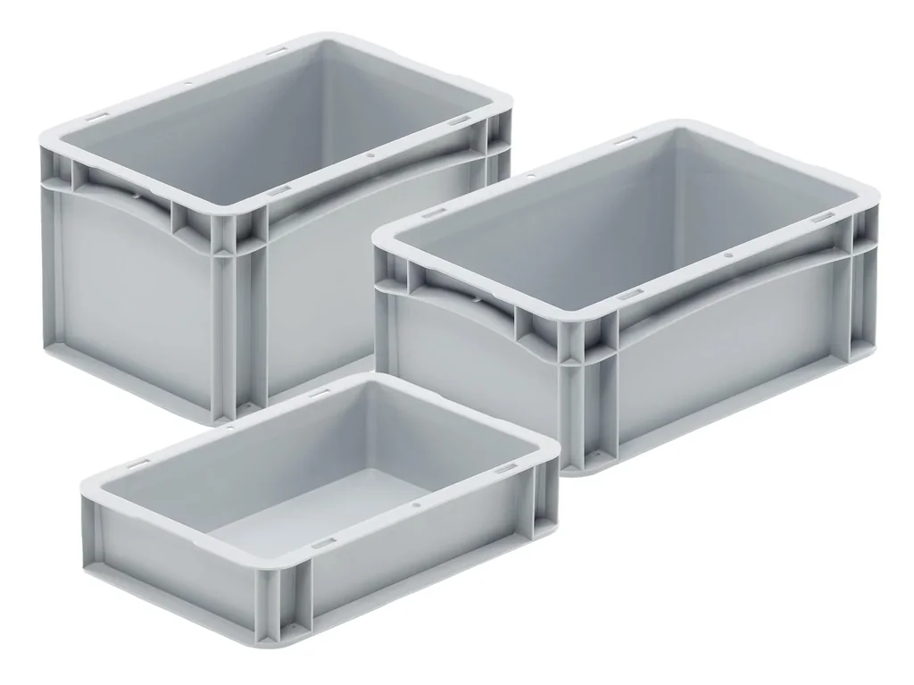 Eurobox 30x20x12 cm grau, 5,1 l