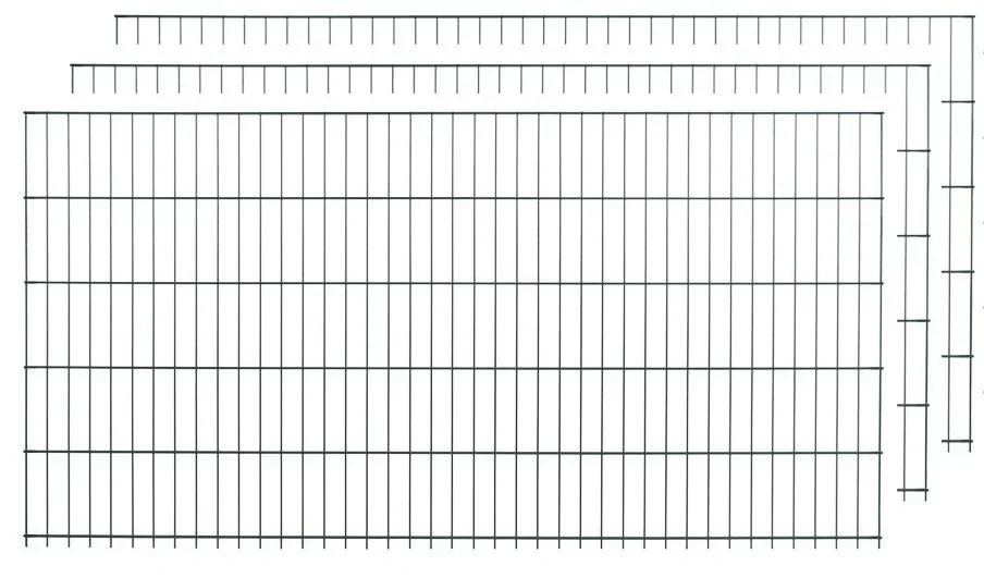 Stabmattenset grün  5 Stück  a 75cm x 200cm
