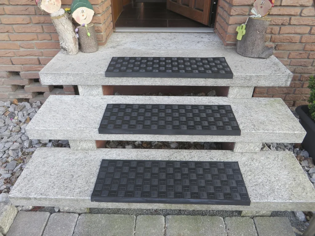 Gummi Winkel - Stufenmatte, dunkelbraun
