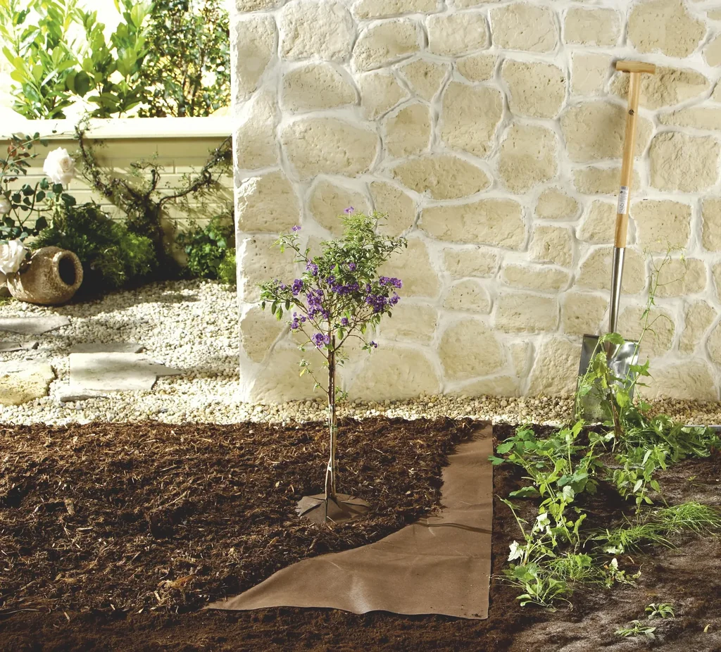 Mulch Vlies, 10 x 1.5 m,70 g/m², braun