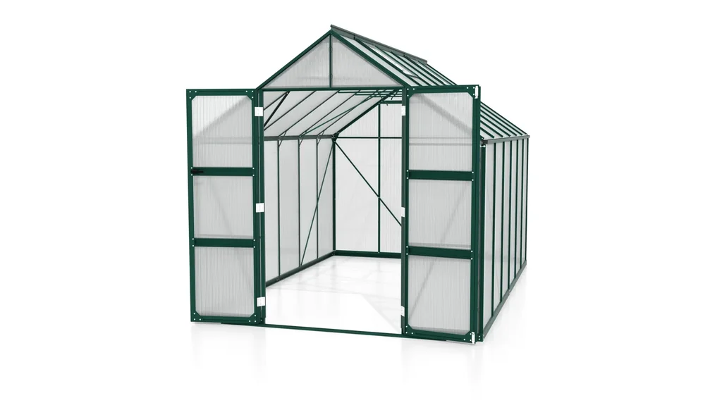 Gewächshaus Domus 9900 HKP 6 mm, Farbe smaragd