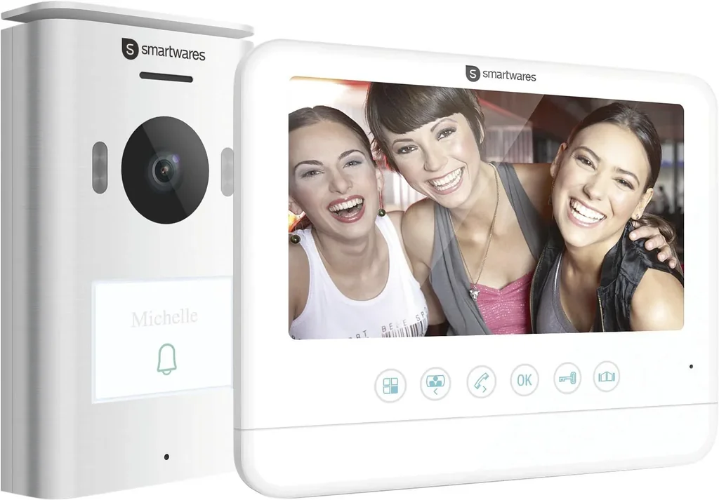 Video Türgegensprechanlage mit 7" LCD Bildschirm