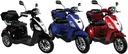 E-Trike 25 V.3, rot; 1.000 W + Straßenzulassung