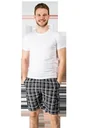 Short mit Cargotasche, Farbe marine/kariert, Gr.XL