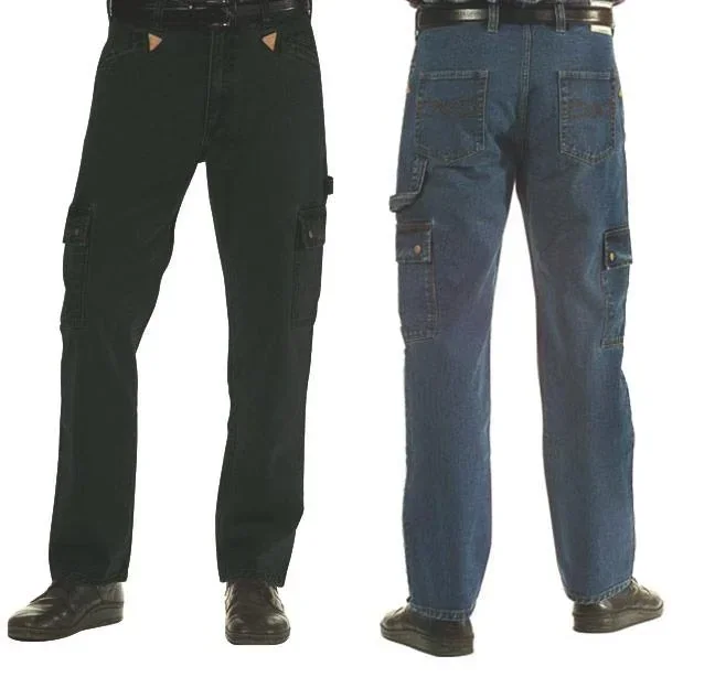 Workerjeans mit Zunftecken, Farbe blau, Gr.51
