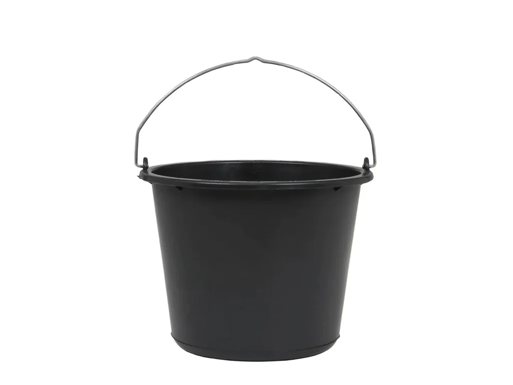 Baueimer 12 Liter Profi-Line schwarz