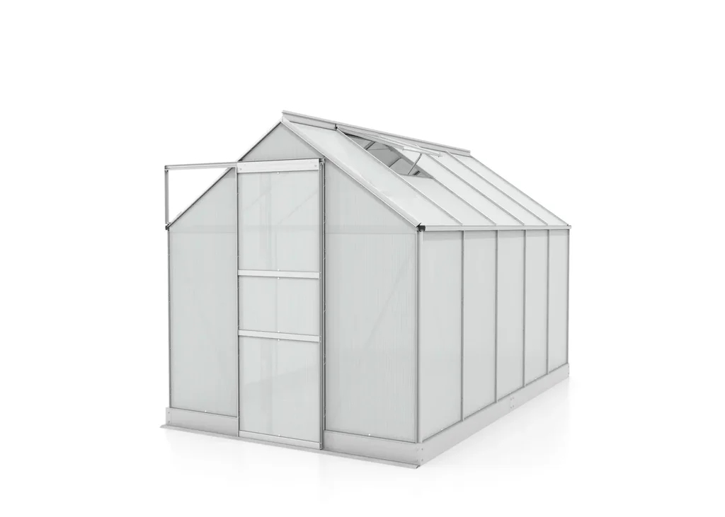 Gewächshaus Apollo 6200 HKP 6 mm, Farbe alu