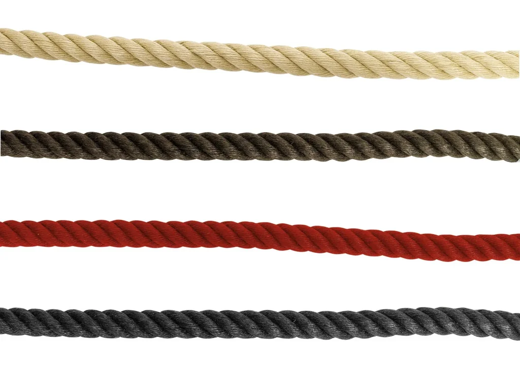 Handlaufseile, 6 m x 30 mm, hellbraun