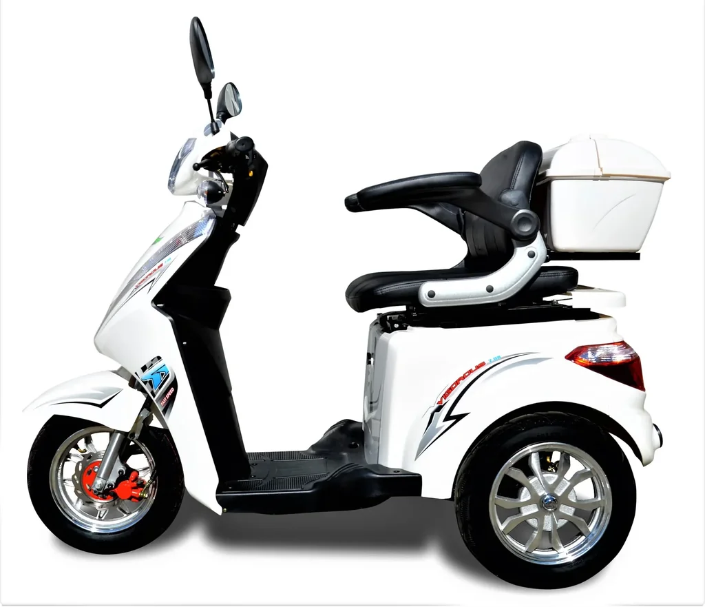 Senioren Roller weiß - 20 Ah Li-Io Akku - 25 km/h - Seniorenmobil