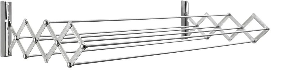 Wandtrockner "Ruck Zuck 80", 5,2 m Trockenlänge, 20 kg Tragkraft, Silber