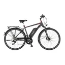 Herren E-Bike Trekking, 28 Zoll Rahmengröße 50cm, 8-Gang Kettenschaltung, anthrazit matt, VIATOR 1.0