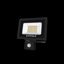 LED-Fluter in schwarz mit Bewegungsmelder bietet 50 W, 3000 K (warmweiß), 5000 lm & IP65 Schutz