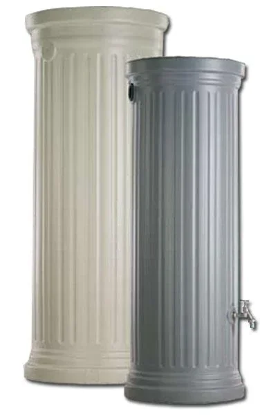 Säulentank / Regentonne "CLASSIC line", Steingrau, 500 Liter