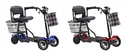4-Rad E-Mobil Assisi 2.0 6 km/h Safety Plus: 36V/15,6Ah Li-Io. mit Gepäck-Tasche/-Korb, Blinker, faltbar, blau