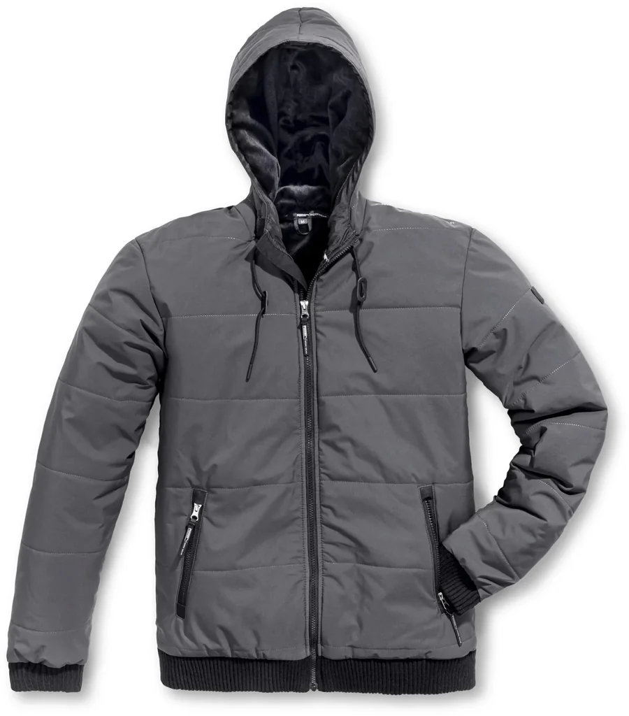 Winterparka CHAMP, stahlgrau/carbon, XL
