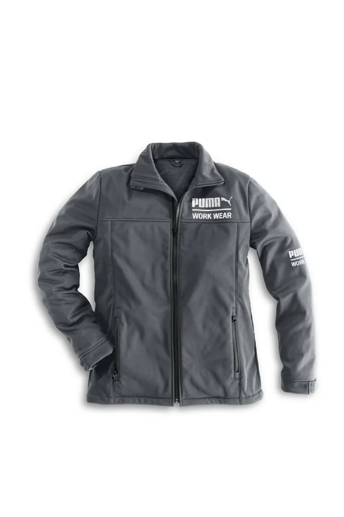 Softshell-Arbeitsjacke CHAMP, Farbe stahlgrau/carbon, Größe L