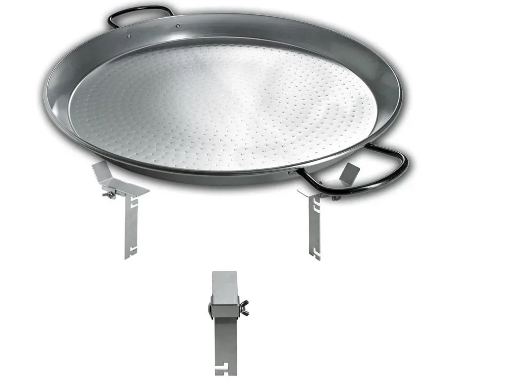 PAN BBQ Set - für Smokin Pizzaring: 57 cm - die XXL Pfanne für Paelle, Reibekuchen und vieles mehr