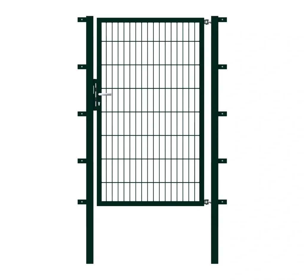 Einzeltor Flexo mit Zubehör, grün/ Breite 100 cm, Höhe 140 cm