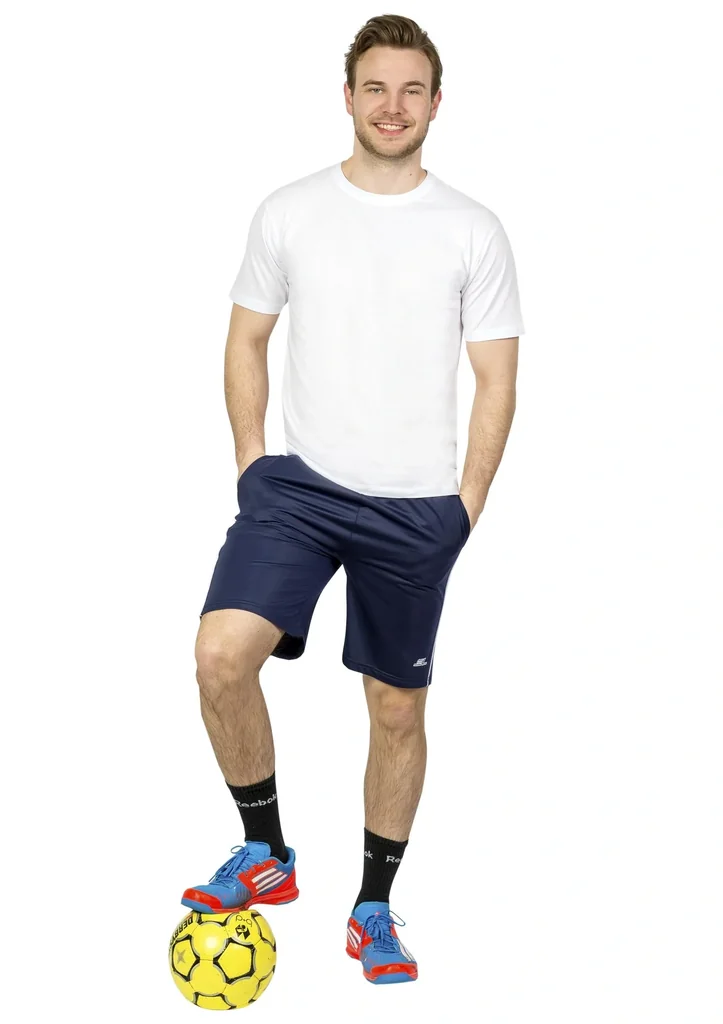 Freizeitshort mit 2 Seitentaschen, Farbe marine, Gr.2XL