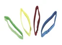 Markierungsbänder für Kühe, mit Klettverschluss, Farbe gelb, 10er Pack