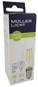 Retro LED Lampe mit 7,5 Watt, E27, warmweiß