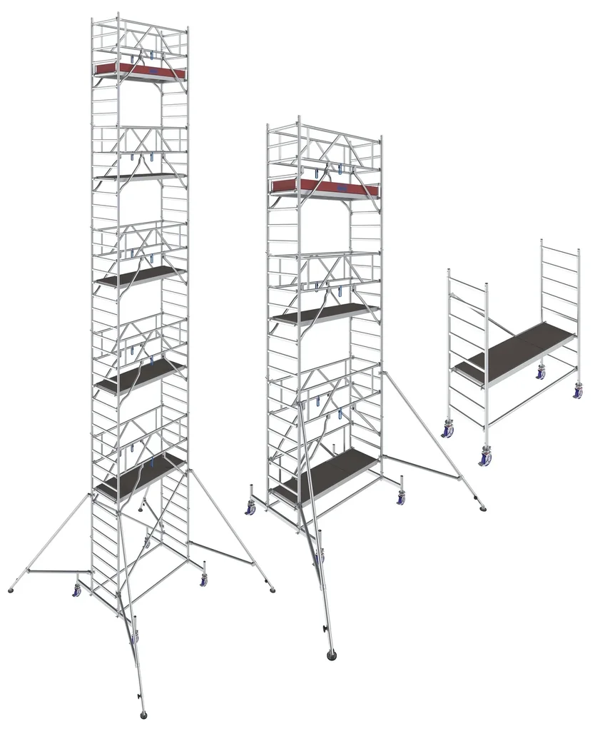 STABILO Fahrgerüst Serie 10, Feldlänge 2 m, Arbeitshöhe ca. 13,40 m