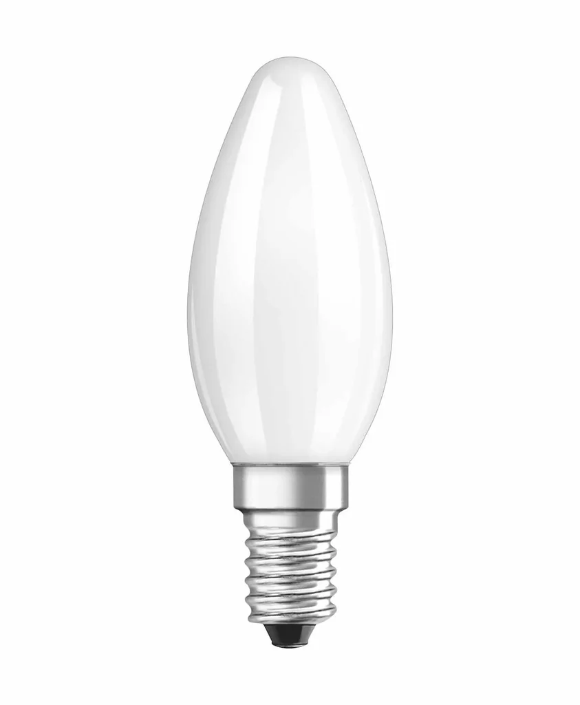 LED Retrofit CLASSIC B25 Filament Lampe in Kerzenform mit 2,5 Watt, E14, warmweiß, matt