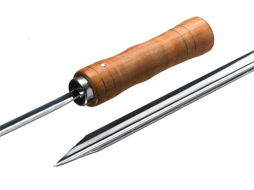 Grillspieß für Churrasco-Set aus Edelstahl 10 mm - Länge 75 cm