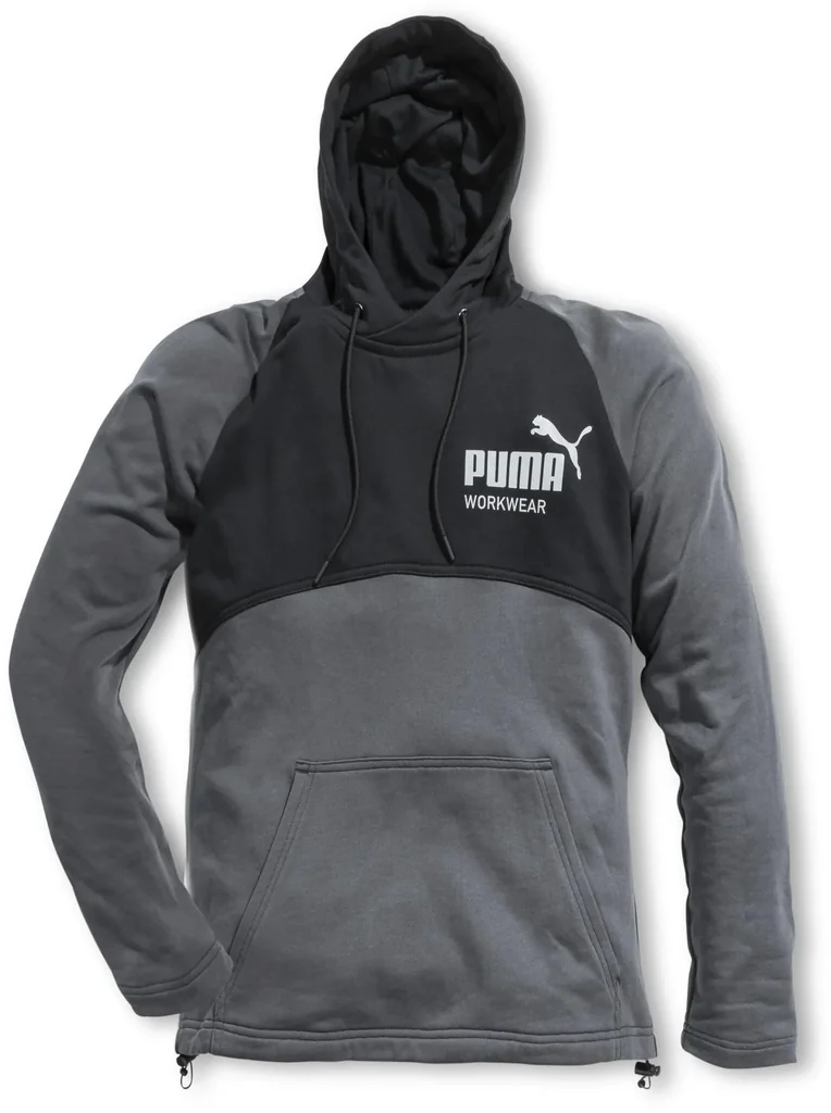 Hoodie CHAMP, stahlgrau/carbon, M