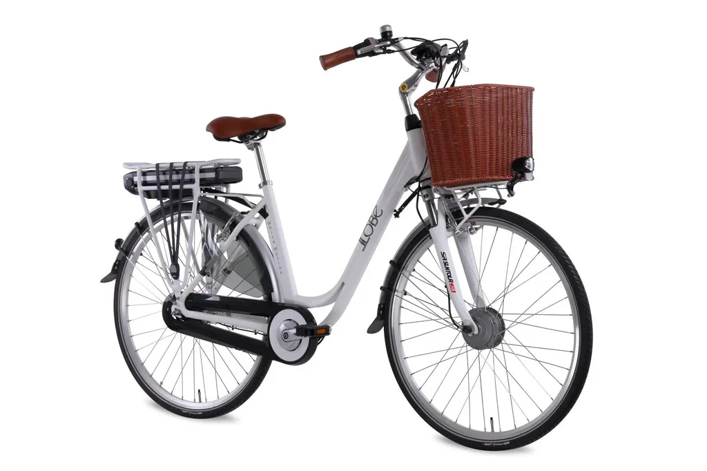 Unisex City E-Bike 28 Zoll, Rahmenhöhe 50 cm, 7-Gang Nabenschaltung, White Motion 3.0 15,6 Ah