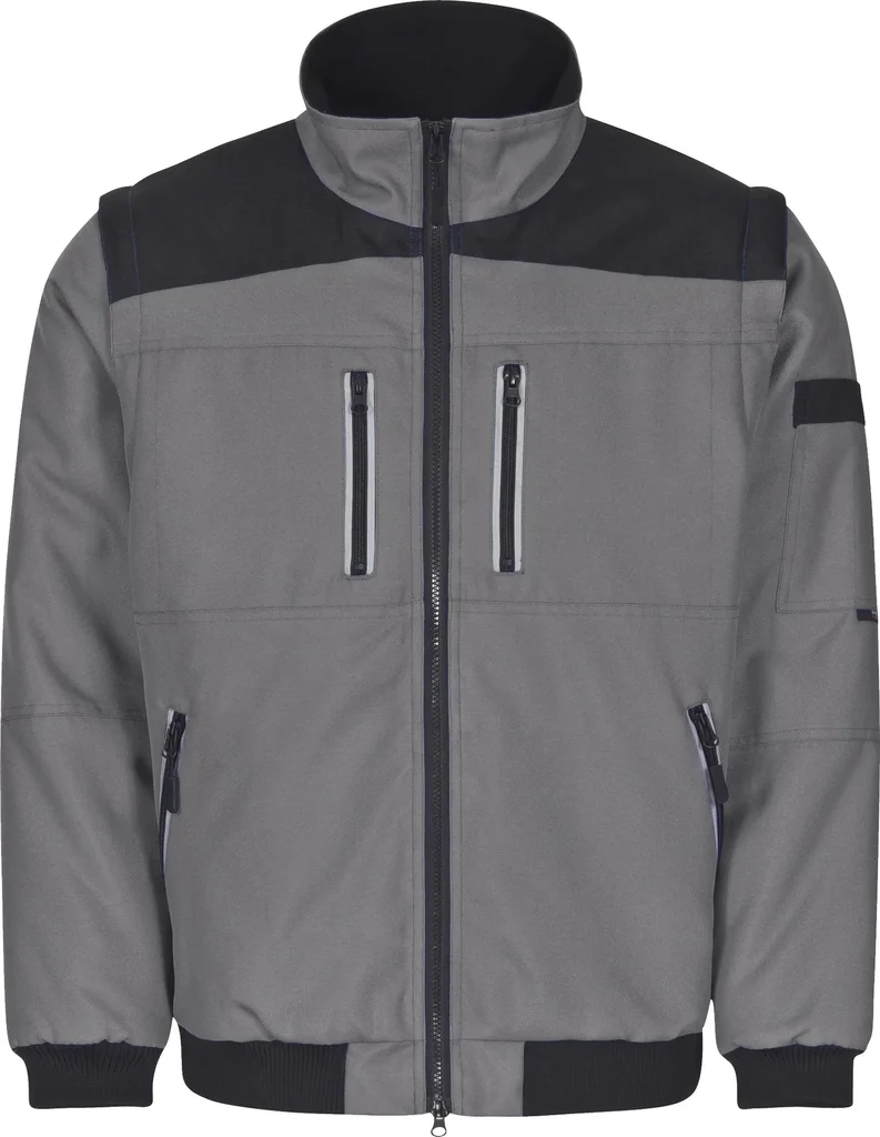 Funktionsblouson, grau-schwarz, Gr. XXL