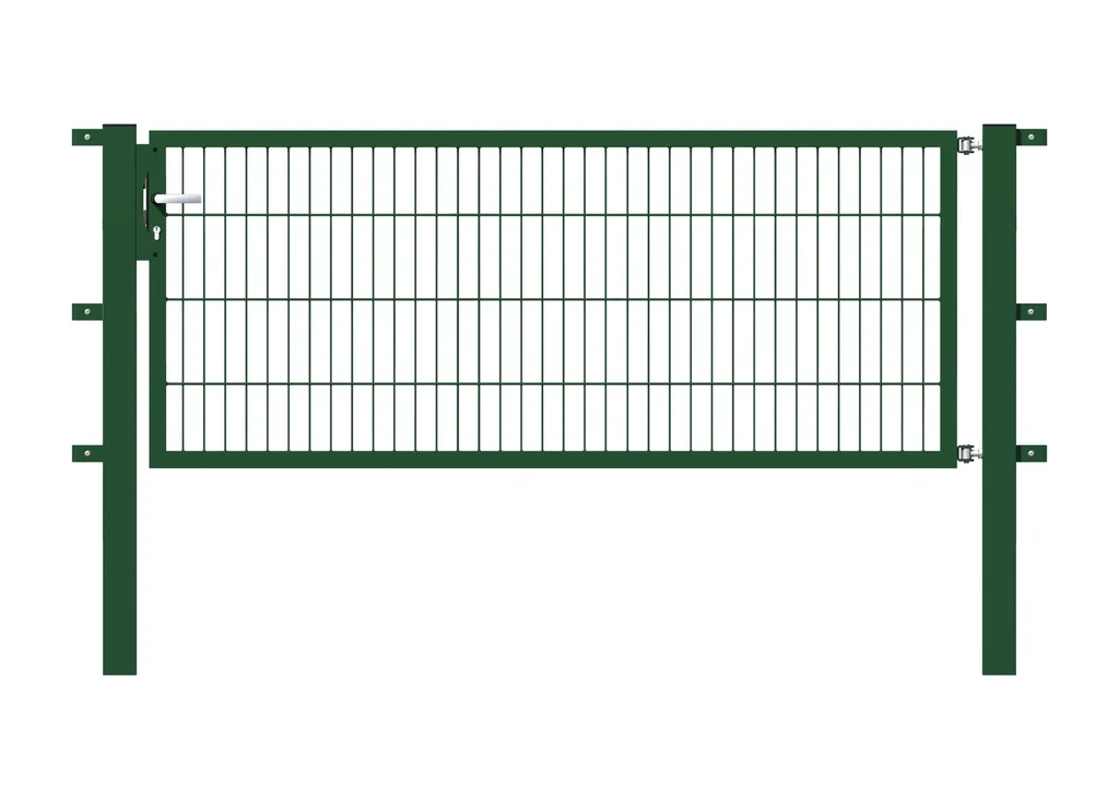 Einzeltor Flexo mit Zubehör, grün/ Breite 200 cm, Höhe 120 cm