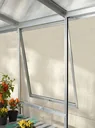 Seitenfenster V mit ESG 3 mm, Farbe alu