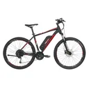 Unisex E-Bike MTB, 27,5 Zoll, Rahmengröße 48cm, 10-Gang Kettenschaltung, schwarz matt, MONTIS EM 1726