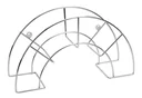 Schlauchhalter, 60 x 20 x 30 cm für 100 m 3/4" oder 50 m 1" Schlauch
