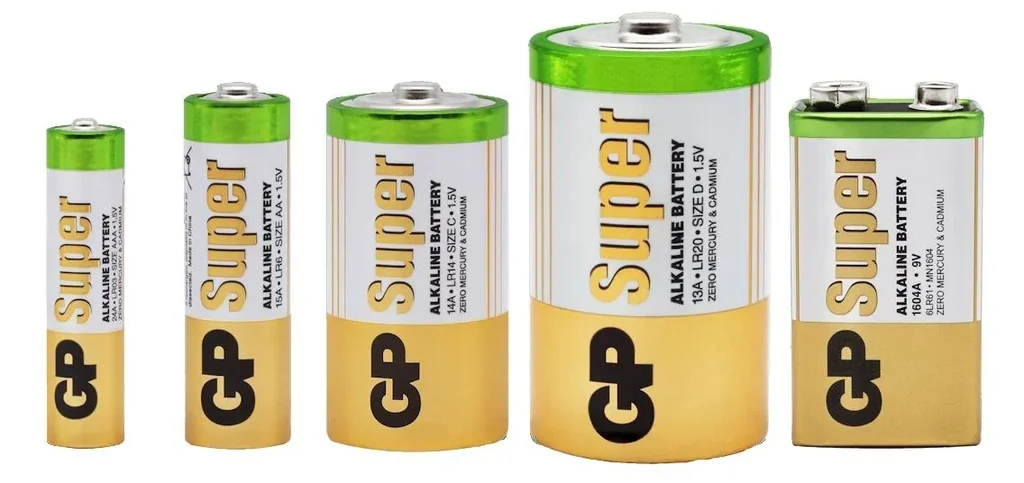 SUPER Mono D Alkaline Batterien - 4 Stück