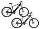 Unisex Mountain E-Bike, 27,5 Zoll, Rahmenhöhe 47 cm, 9-Gang Kettenschaltung, Blaugrau, Garmisch