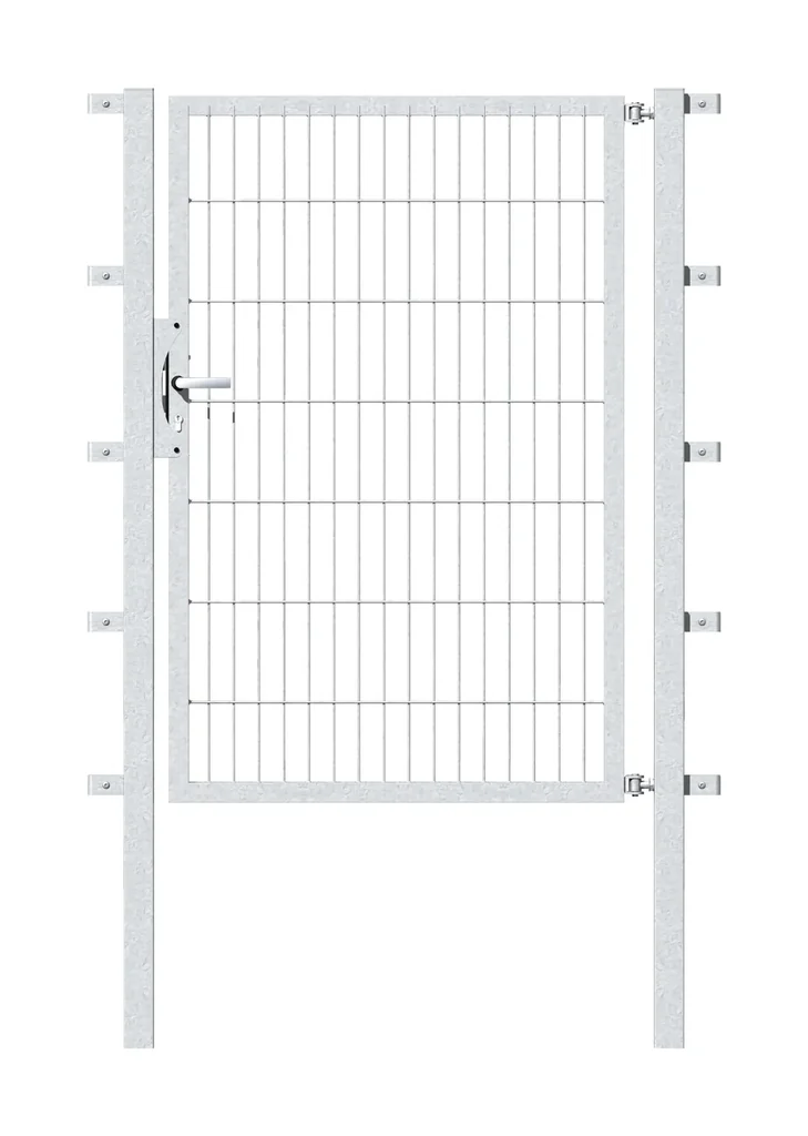 Einzeltor Flexo mit Zubehör, feuerverzinkt/ Breite 100 cm, Höhe 80 cm